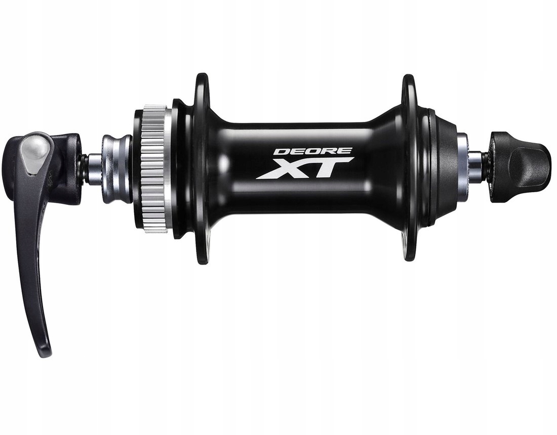 Piasta Shimano Deore XT HB-M8000 przód Cener Lock 100 mm 32 otwory, czarna - obrazek 2