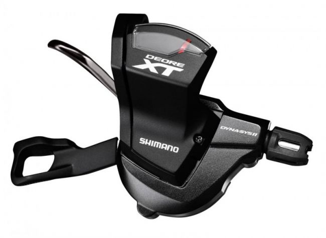 Manetka Shimano Deore XT SL-M8000-R 11rzędowa, prawa + linka, obejma - obrazek 2