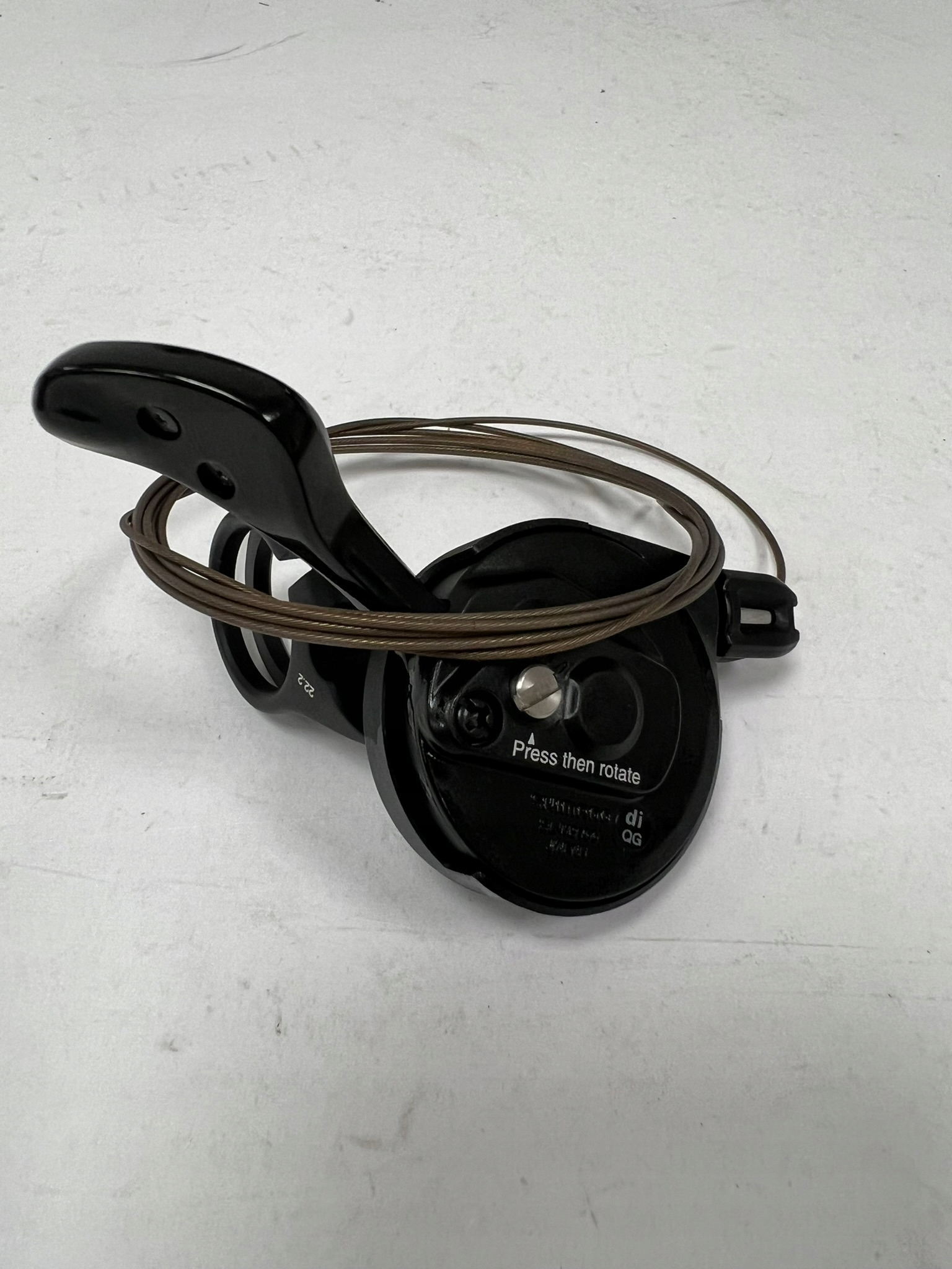 Manetka Shimano XTR SL-M9100-L 2 rzędowa, obejma, lewa + linka - obrazek 2