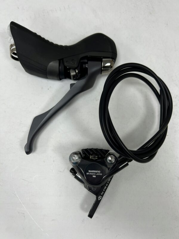 Hamulec Klamkomanetka Shimano GRX BL-RX810/BR-RX810 Flat Mount Przód 1000mm - obrazek 4
