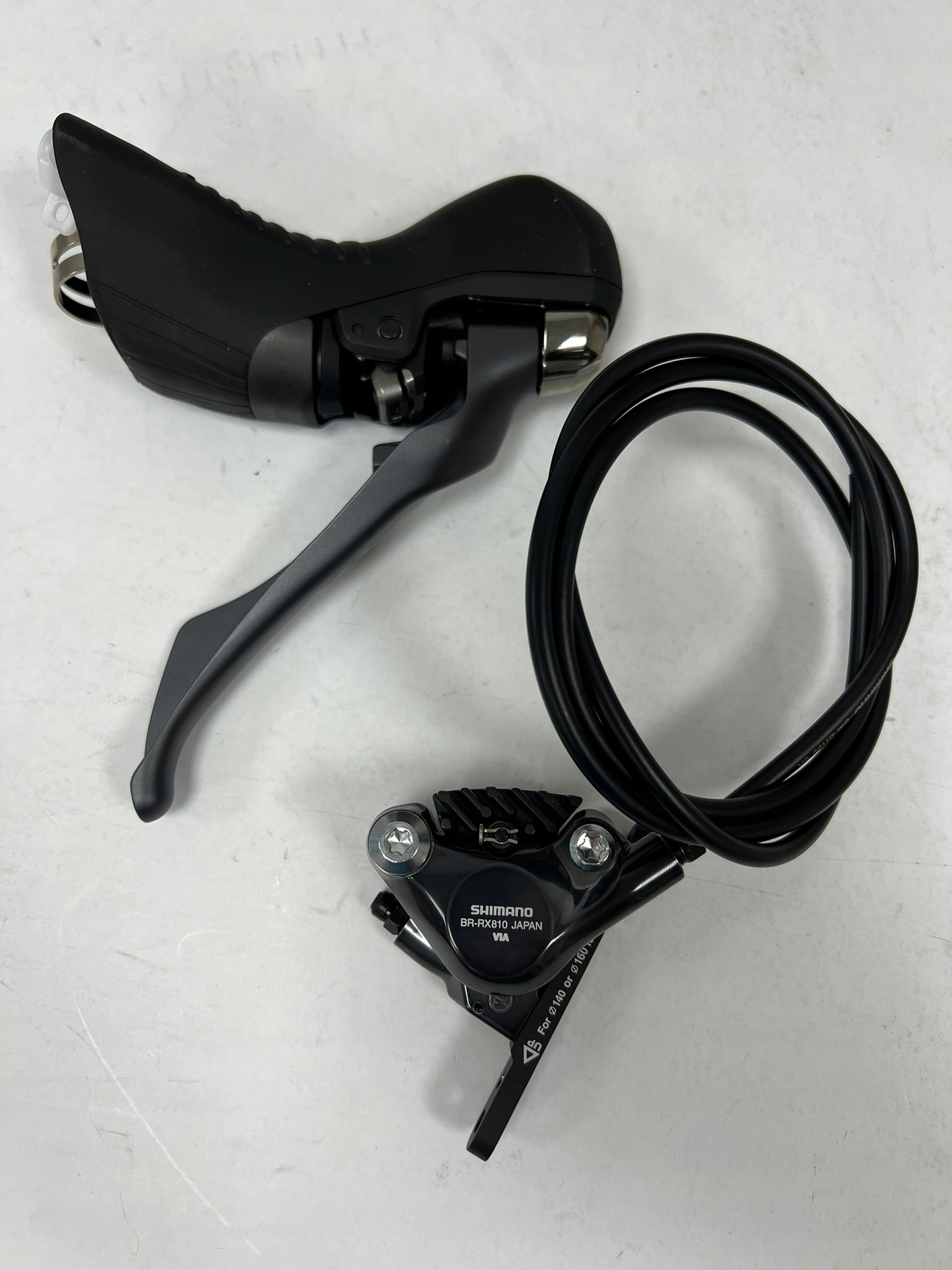 Hamulec Klamkomanetka Shimano GRX BL-RX810/BR-RX810 Flat Mount Przód 1000mm - obrazek 4