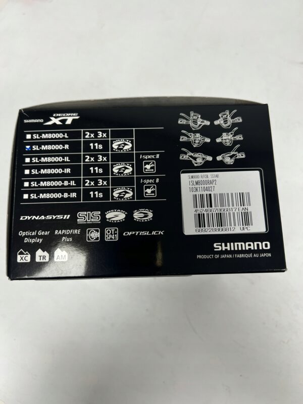 Manetka Shimano Deore XT SL-M8000-R 11rzędowa + pancerz, linka BOX obejma - obrazek 7