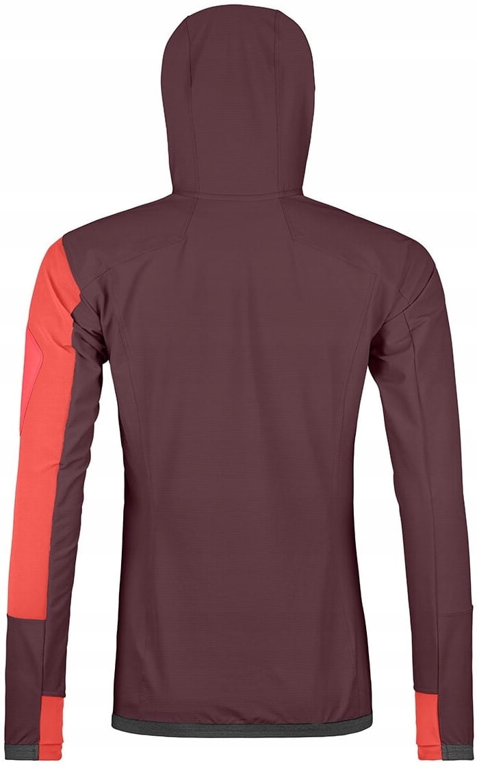 Kurtka Zimowa Ortovox Berrino Hooded Jacket Women Winetasting rozmiar