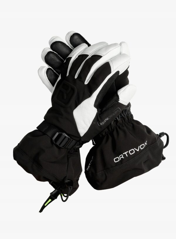 Rękawice narciarskie Męskie Ortovox Merino Freeride Glove -Black Raven 