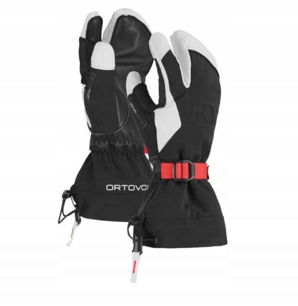 Rękawice Zimowe Damskie Ortovox Merino Freeride 3Finger Glove-black raven S