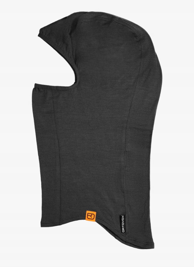 Kominiarka zimowa na narty Ortovox Whiteout Mask -black raven Merino - obrazek 2
