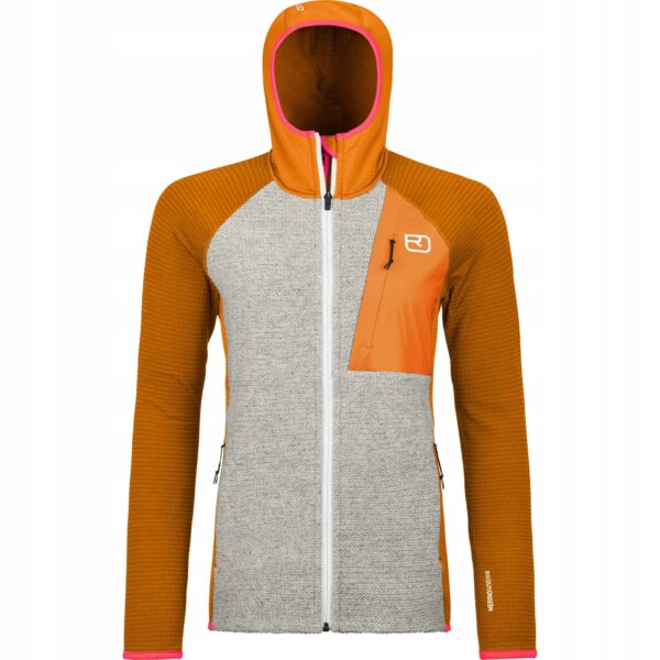 Bluza damska z kapturem Ortovox Fleece Gp Classic Knit Hoody r. XS Merino
