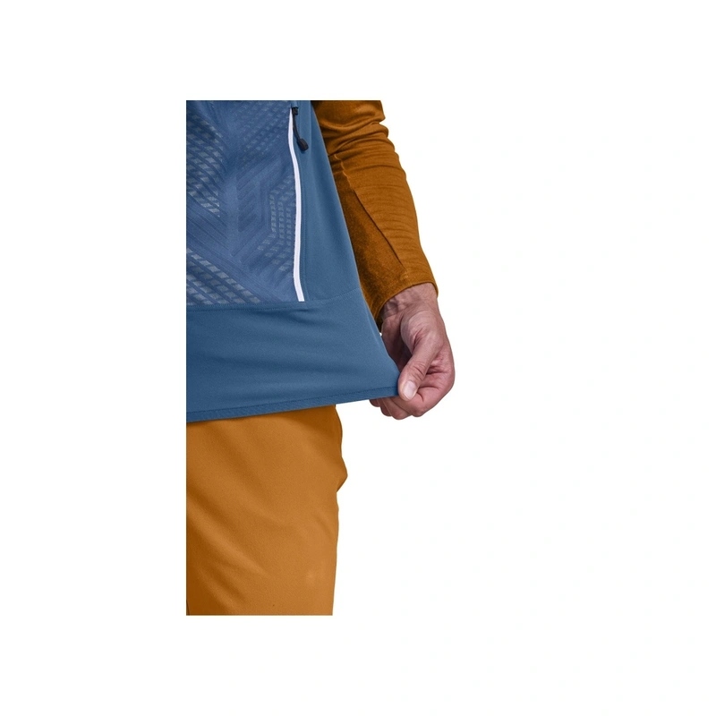 Męska kamizelka softshell Ortovox Col Becchei Mountain blue rozmiar