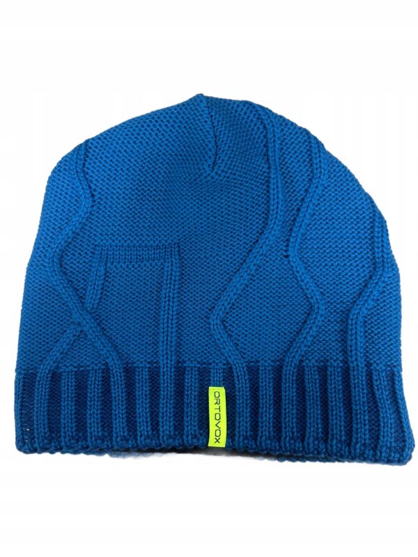 Czapka Ortovox Merino Tangram Knit Beanie Mountain blue 