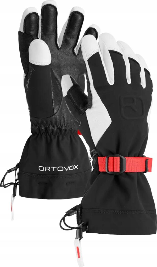 Rękawice narciarskie Damskie Ortovox Merino Freeride Glove-Black Raven L