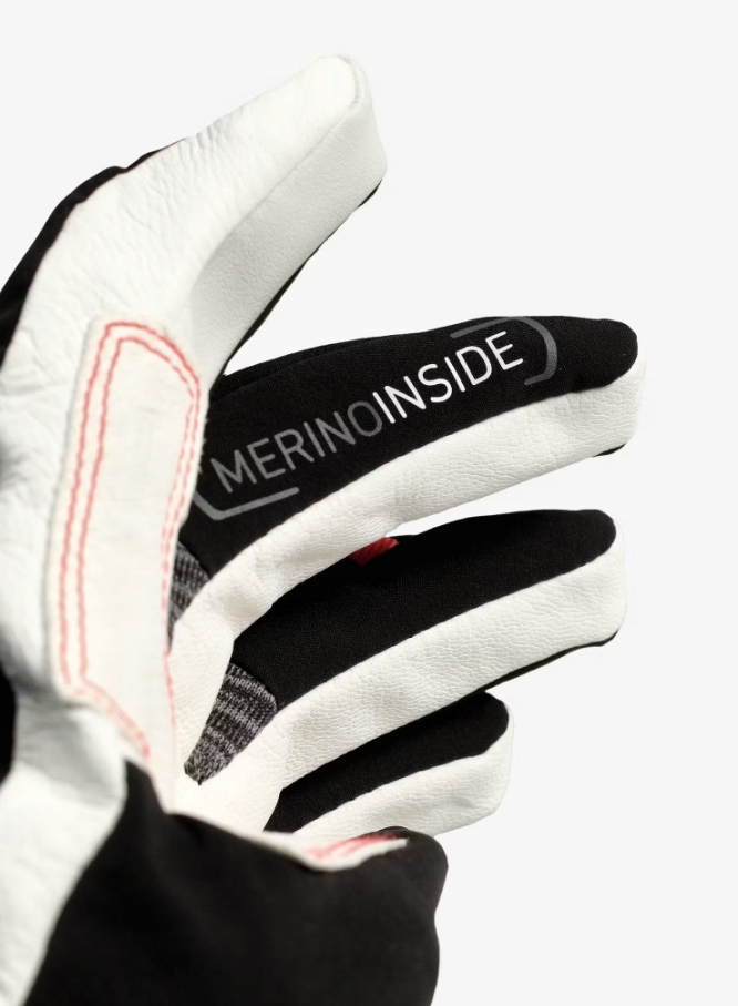 Rękawice skiturowe Women Ortovox Tour Glove - Black raven L Merino - obrazek 3
