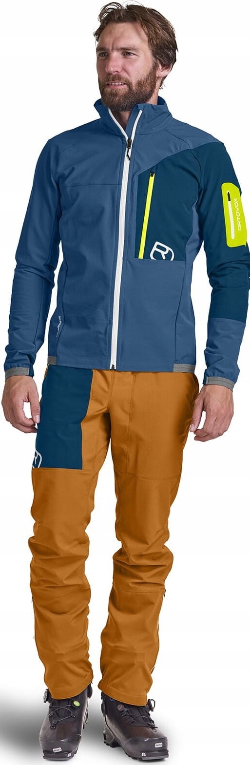 Kurtka Zimowa Męska Kurtka Ortovox Berrino Jacket Mountain Blue rozmiar XL - obrazek 5