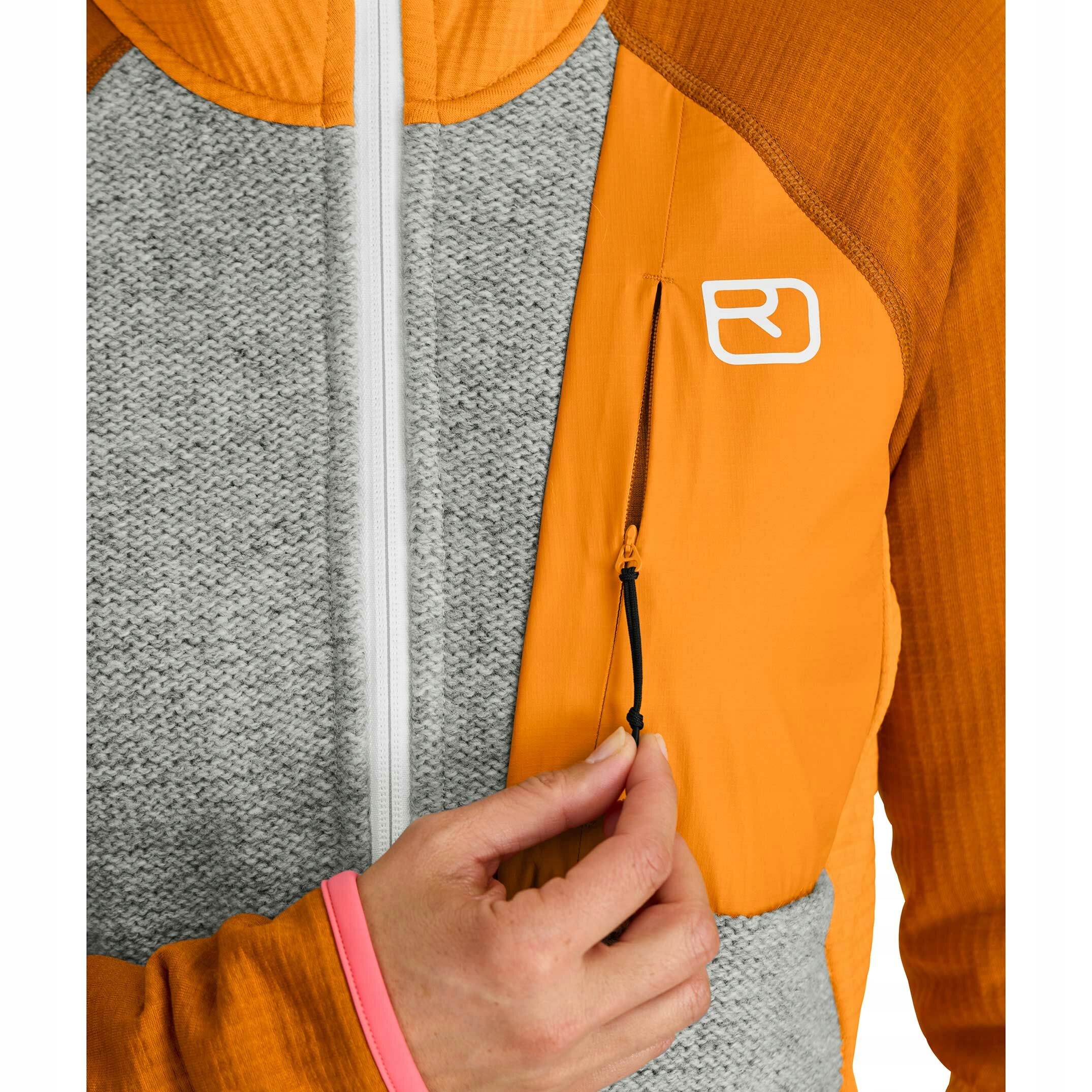 Bluza damska z kapturem Ortovox Fleece Gp Classic Knit Hoody r. L Merino - obrazek 4