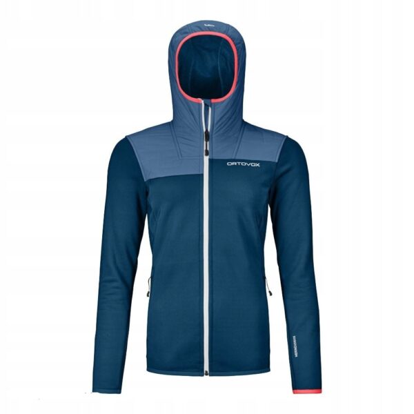 Bluza damska z kapturem Ortovox Fleece Plus Hoody rozm. S wełna Merino