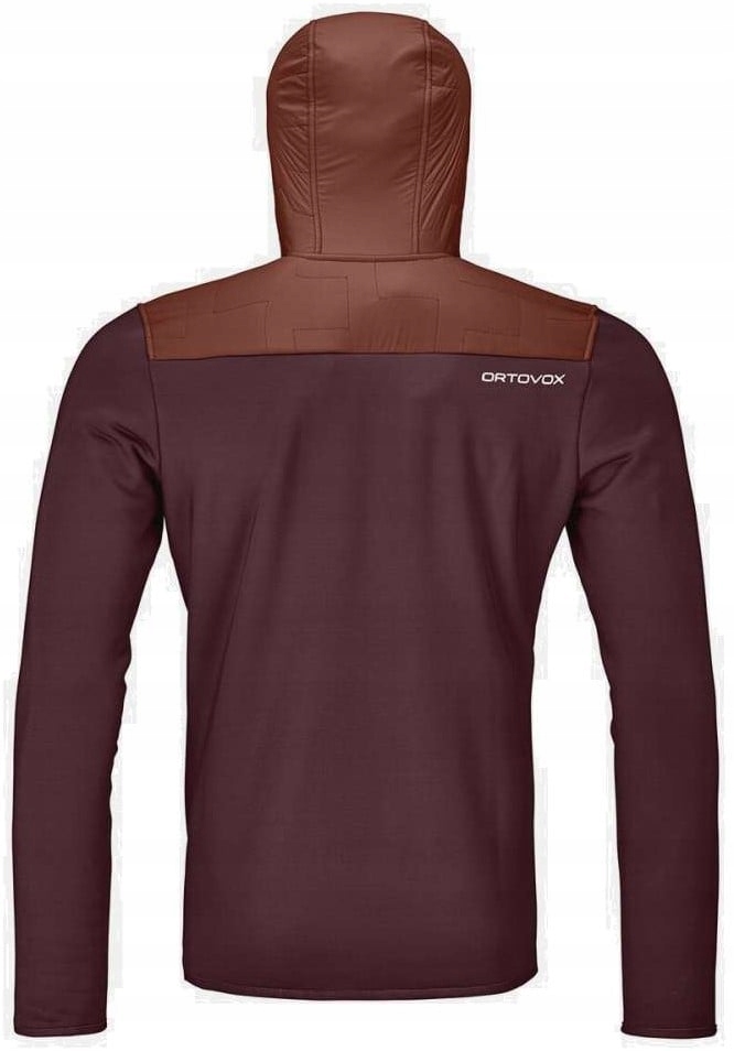 Bluza męska z kapturem Ortovox Fleece Plus Anorak rozm. L wełna Merino - obrazek 2