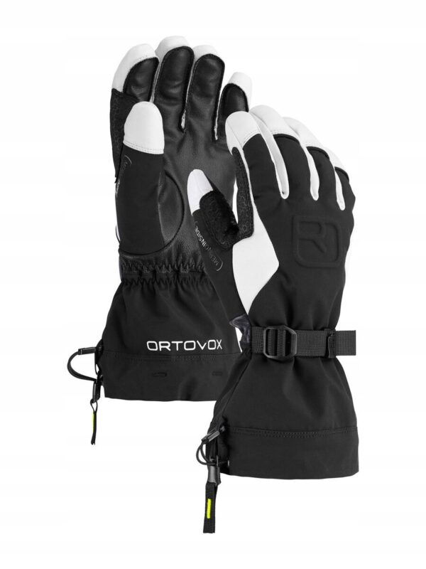 Rękawice narciarskie Męskie Ortovox Merino Freeride Glove -Black Raven 