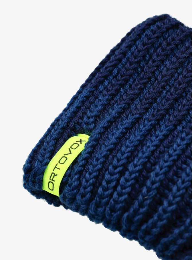 Opaska zimowa sportowa Ortovox Deep Knit Headband deep ocean Merino - obrazek 3