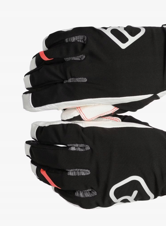 Rękawice skiturowe Women Ortovox Tour Glove - Black raven L Merino - obrazek 4