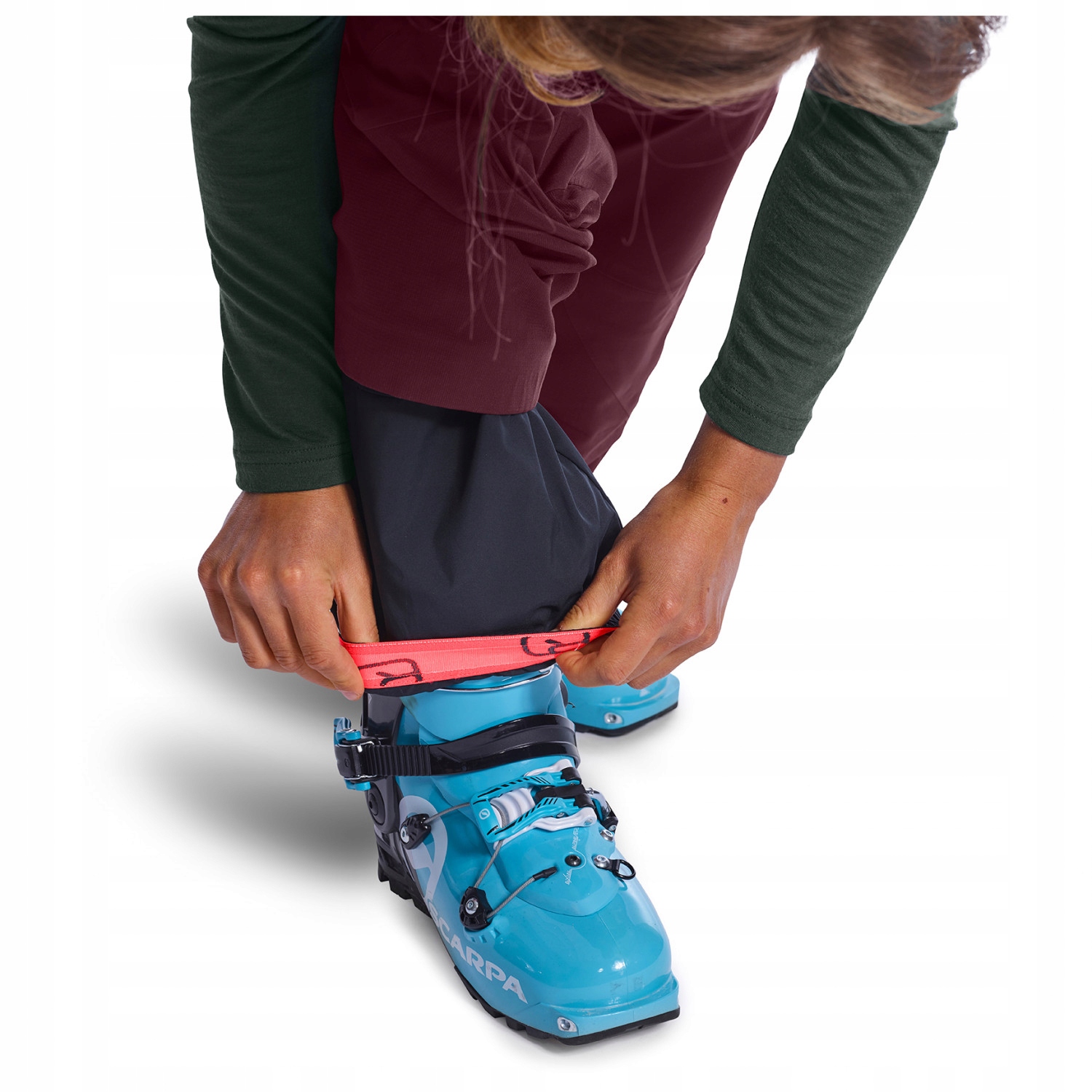 Spodnie narciarskie ogrodniczki damskie Ortovox 3L Deep Shell BIB rL Merino - obrazek 6