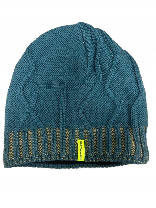 Czapka Ortovox Merino Tangram Knit Beanie Dark Pacific 