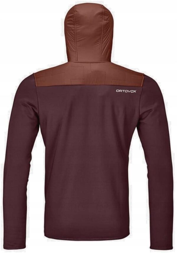 Bluza męska z kapturem Ortovox Fleece Plus Anorak rozm. XL wełna Merino - obrazek 2