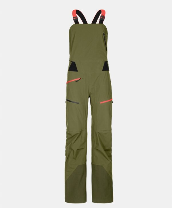 Spodnie narciarskie ogrodniczki damskie Ortovox 3L Deep Shell BIB rM Merino