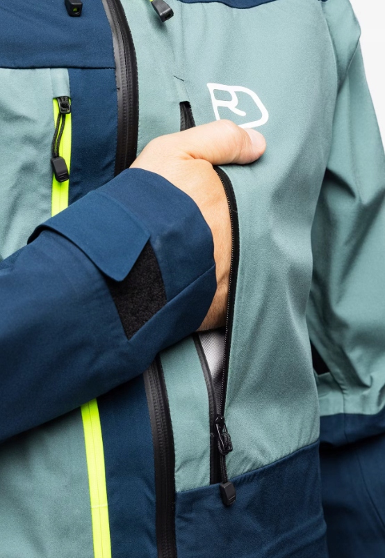 Kurtka na skitury Ortovox 3L Guardian Shell Jacket deep ocean r.XL Merino - obrazek 8