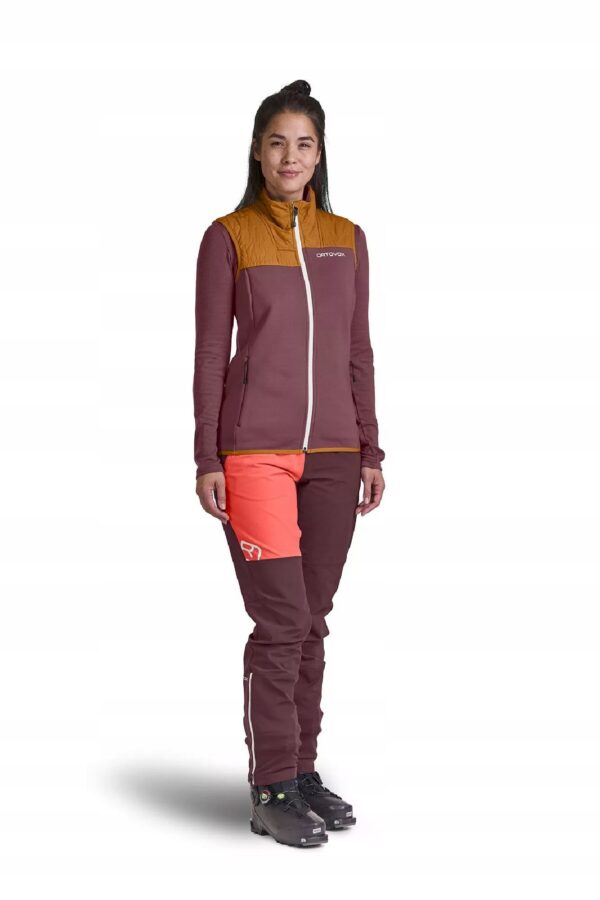 Damska kamizelka polarowa Ortovox Fleece Plus Vest rozm. S wełna Merynos - obrazek 4
