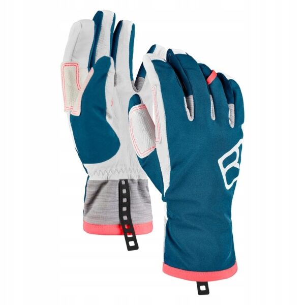 Rękawice skiturowe Women Ortovox Tour Glove - Petrol blue S Merino