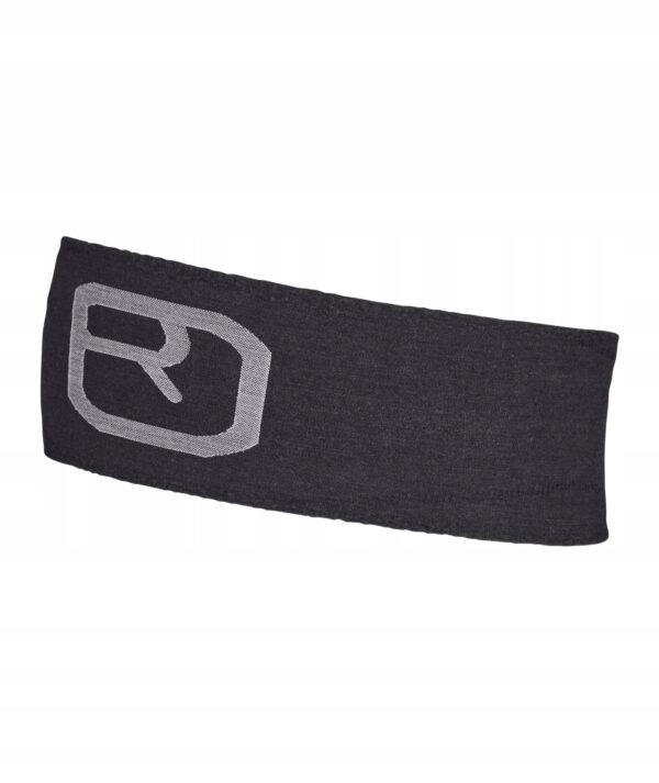 Opaska sportowa Ortovox Seamless Headband - black raven 