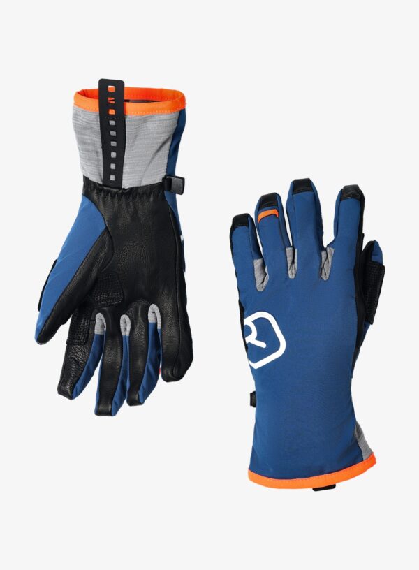 Rękawice skiturowe Men Ortovox Tour Glove - petrol blue S Merino - obrazek 3