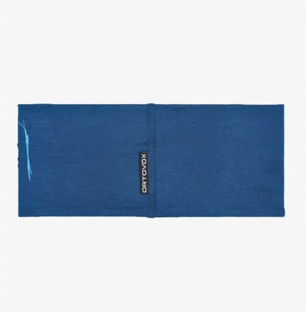 Opaska sportowa Ortovox 120 Tec Logo Headband - petrol blue Merino - obrazek 2