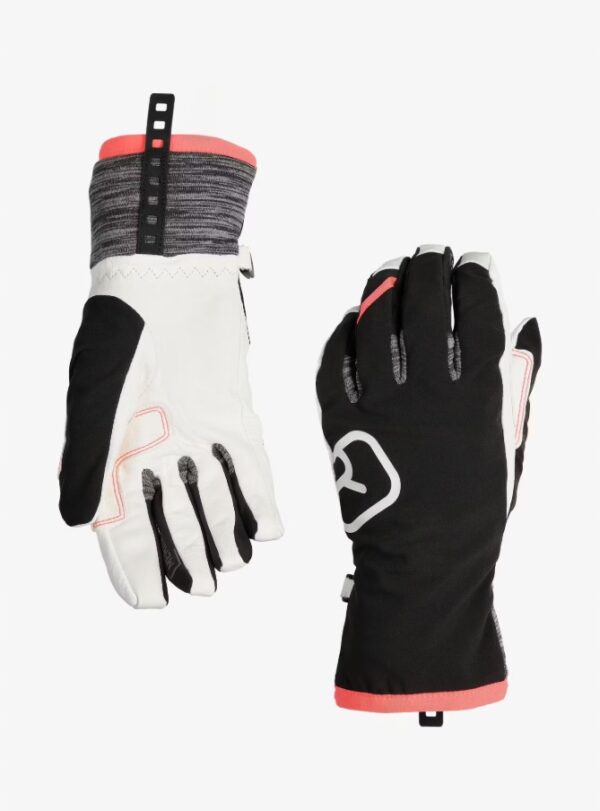 Rękawice skiturowe Women Ortovox Tour Glove - Black raven M Merino - obrazek 2