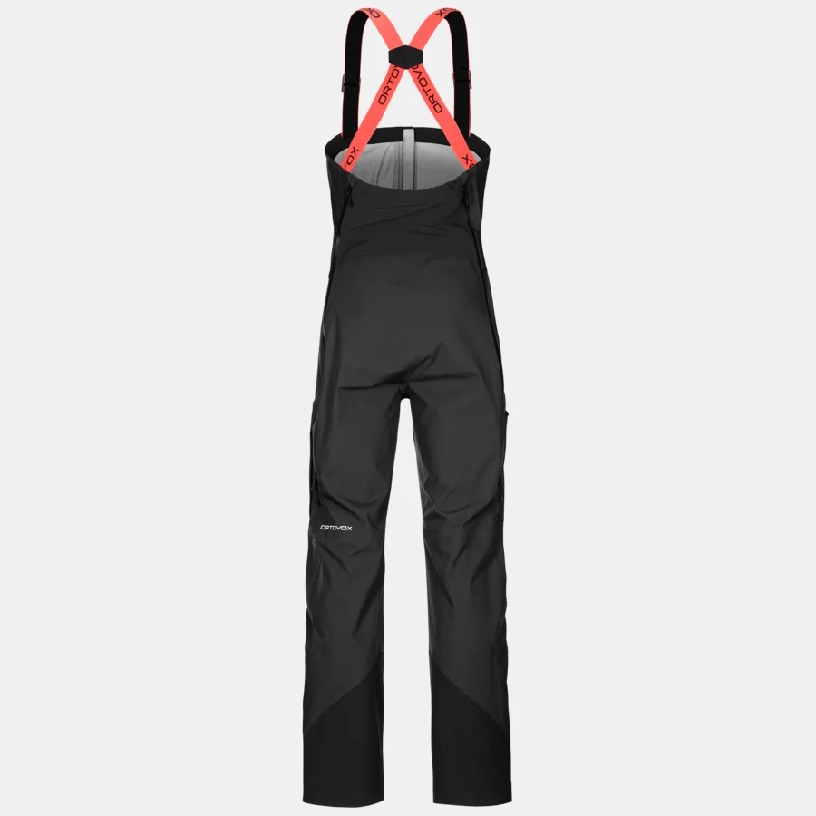 Spodnie narciarskie ogrodniczki damskie Ortovox 3L Deep Shell BIB rL Merino - obrazek 2