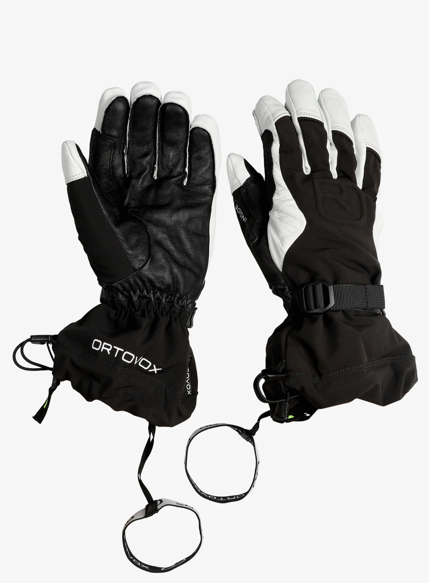 Rękawice narciarskie Męskie Ortovox Merino Freeride Glove -Black Raven