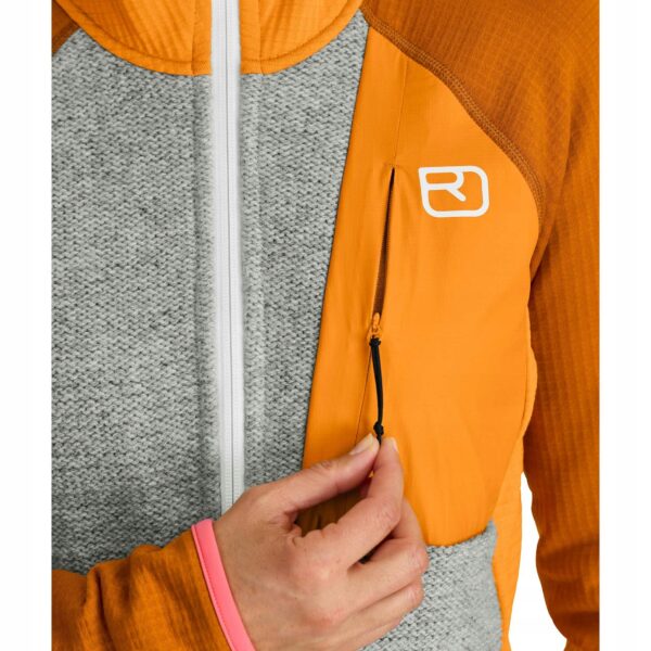 Bluza damska z kapturem Ortovox Fleece Gp Classic Knit Hoody r. XS Merino - obrazek 4