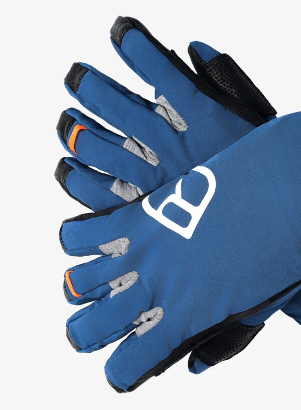 Rękawice skiturowe Men Ortovox Tour Glove - petrol blue S Merino - obrazek 4