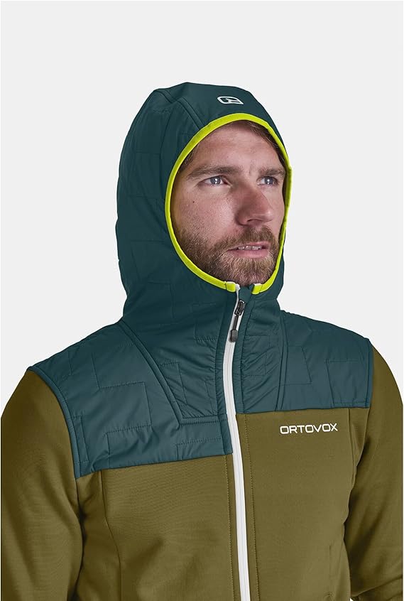 Bluza męska z kapturem Ortovox Fleece Plus Hoody rozm. S wełna Merino - obrazek 2