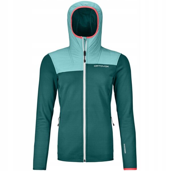 Bluza damska z kapturem Ortovox Fleece Plus Hoody rozm. A wełna Merino