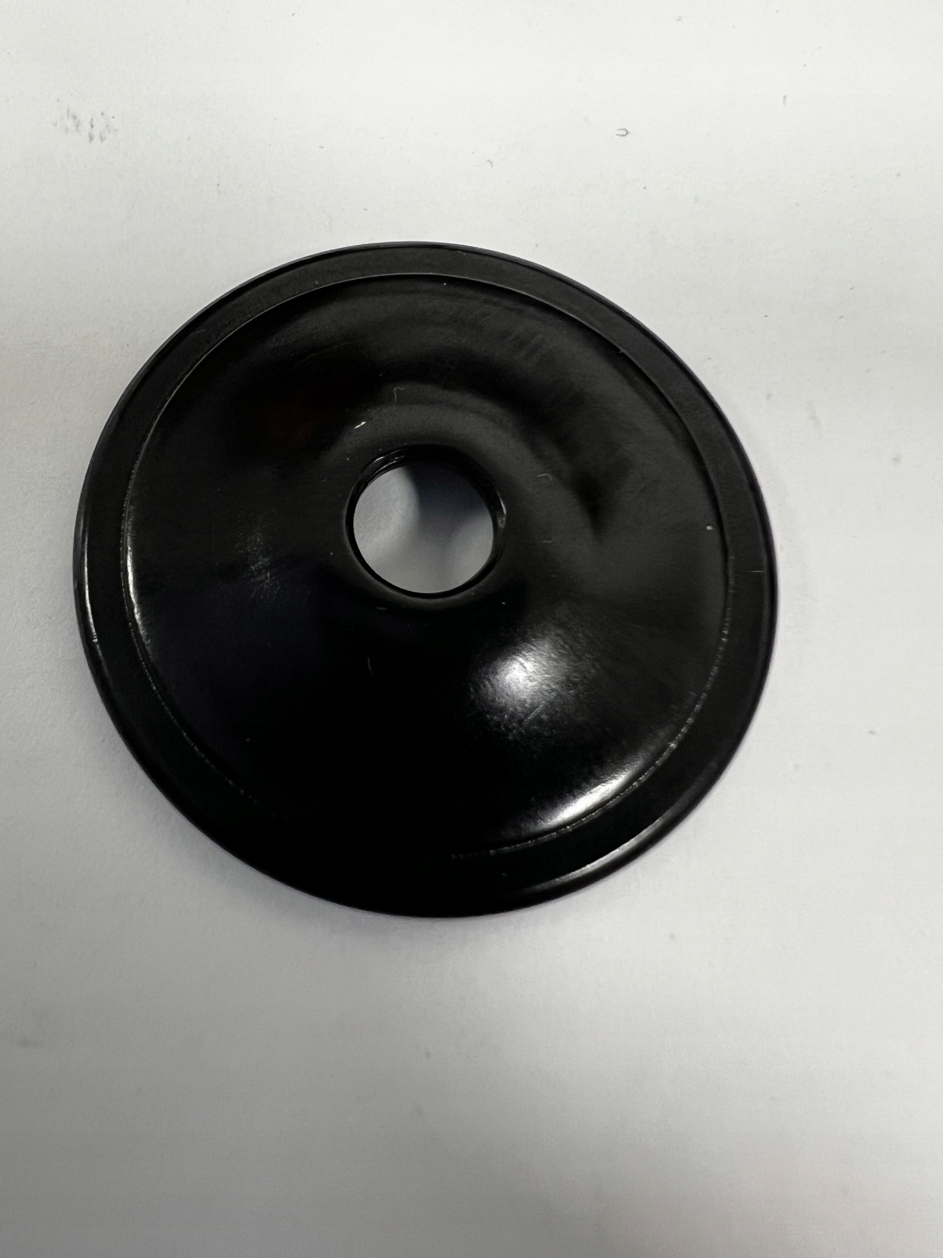 Nakrętka, kapsel ahead z białym logo FSA do rur sterowych 1 1/8