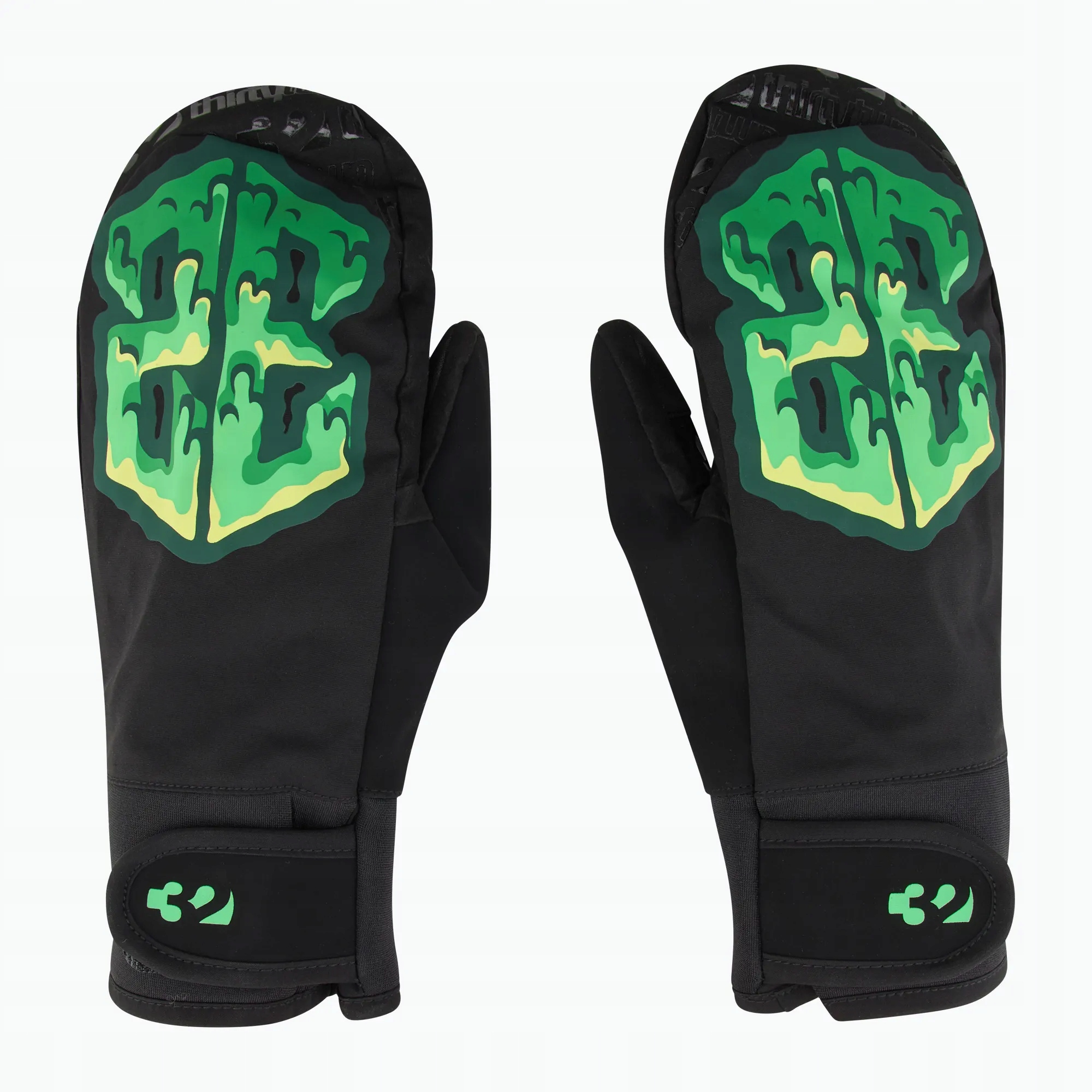 Rękawice snowboardowe męskie ThirtyTwo Gateway Mitt Black rozm. L/XL - obrazek 2