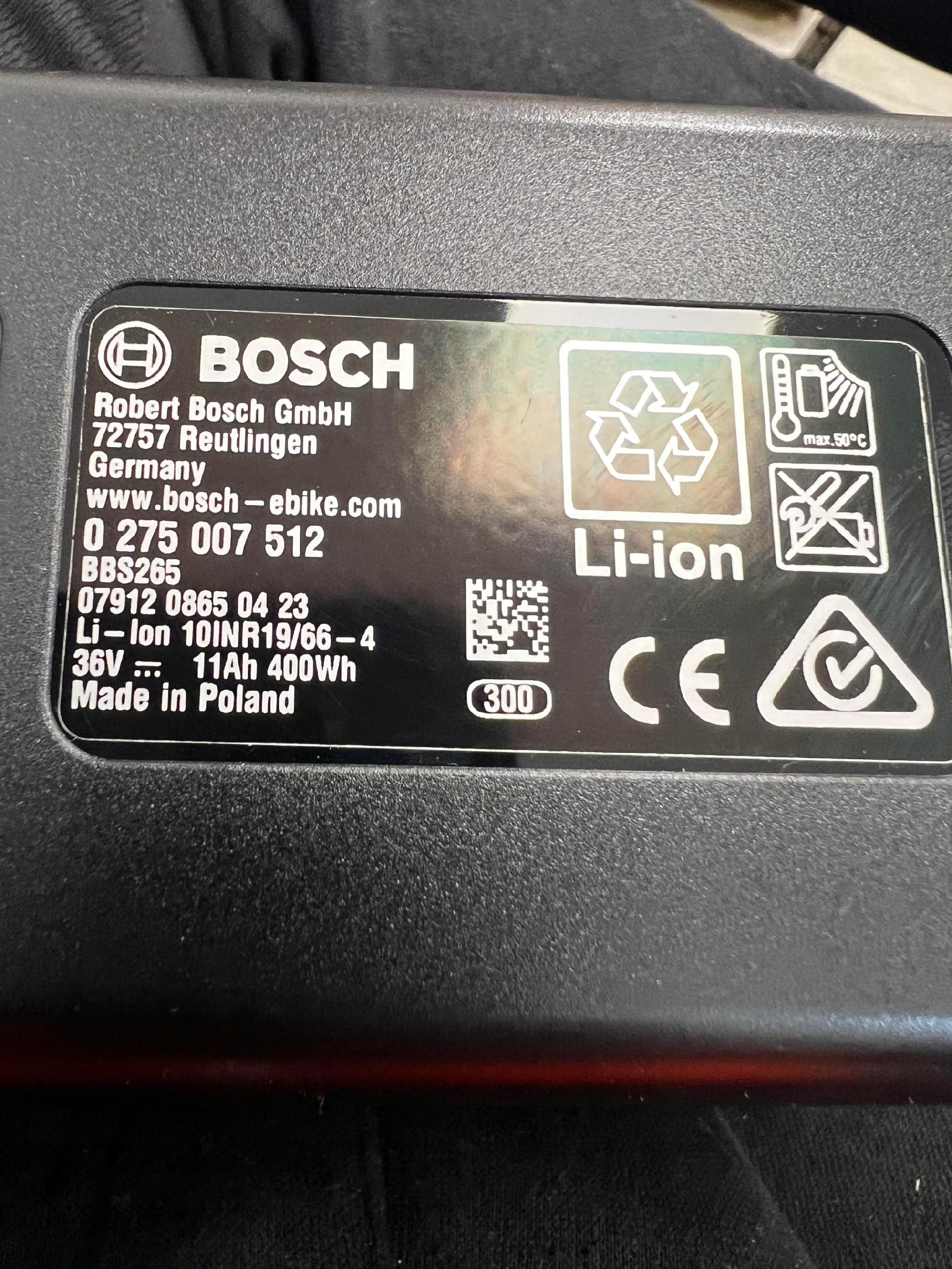 Bateria Akumulator Bosch PowerPack 400 Wh 36V, 11 Ah - rama - obrazek 7