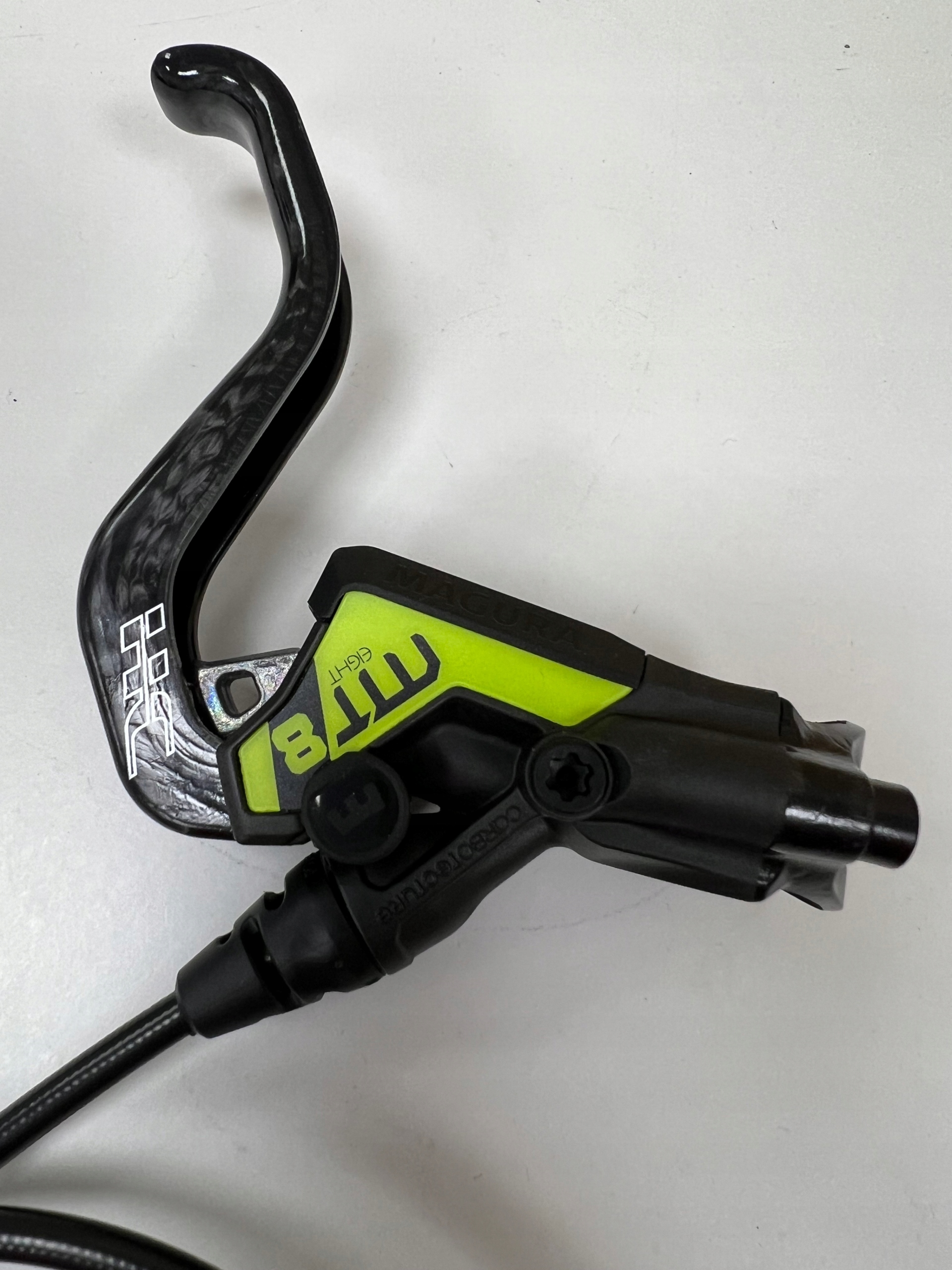 Hamulec Tarczowy MAGURA MT8 SL HC-Carbon 2 tłoczki 950 mm lewy, przód - obrazek 2