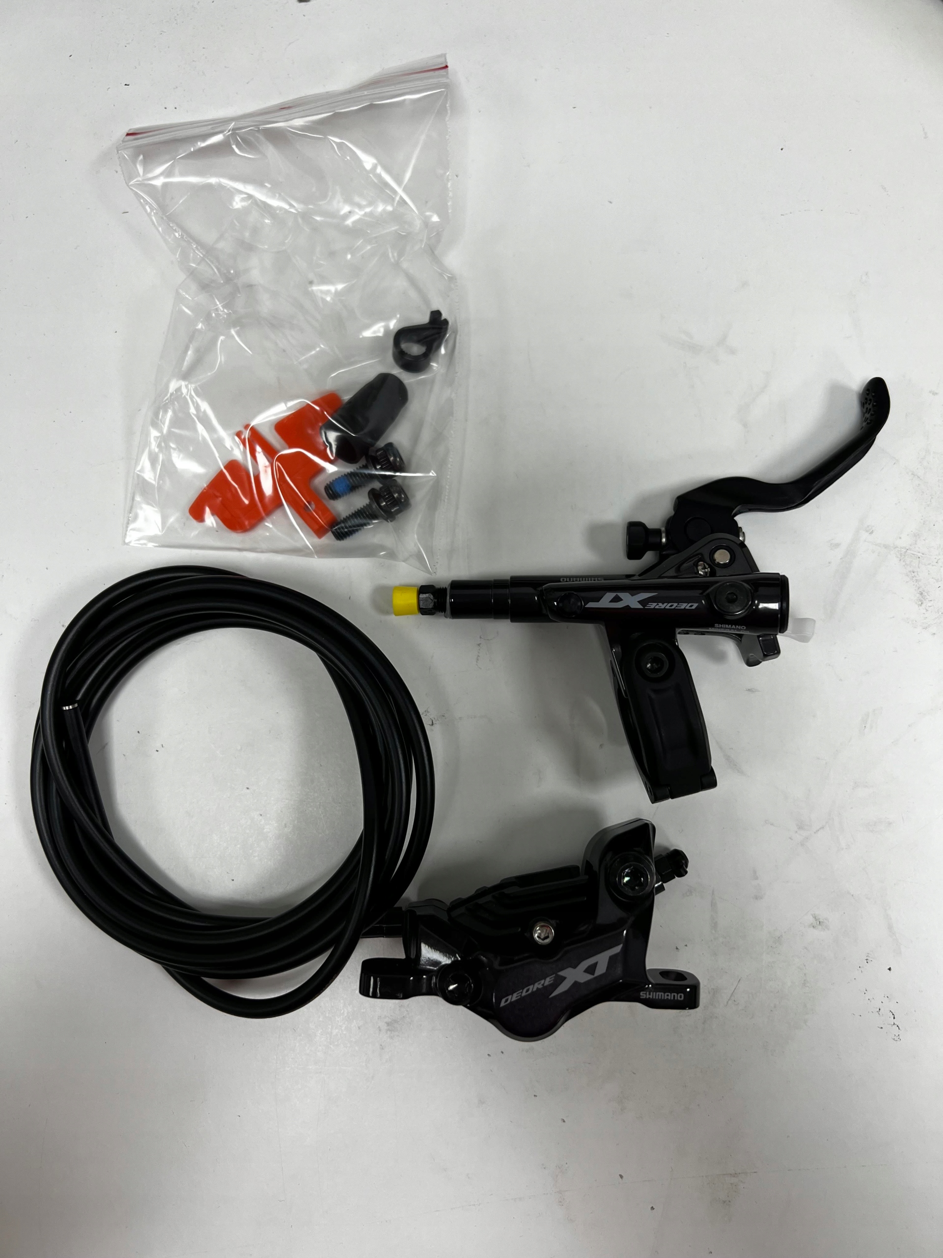 Hamulec Shimano Deore XT BR-M8120, BL-M8100 1000 mm, 4 tłoki przód - obrazek 3