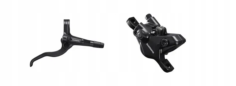 Hamulec hydrauliczny Shimano BR-MT410/BL-MT401 2000 mm 2 tłoki+ adapter tył - obrazek 5