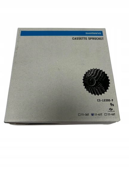 Kaseta rowerowa Shimano Cues CS-LG300 czarny 11-41T 9 rzędowa Pudełko - obrazek 4