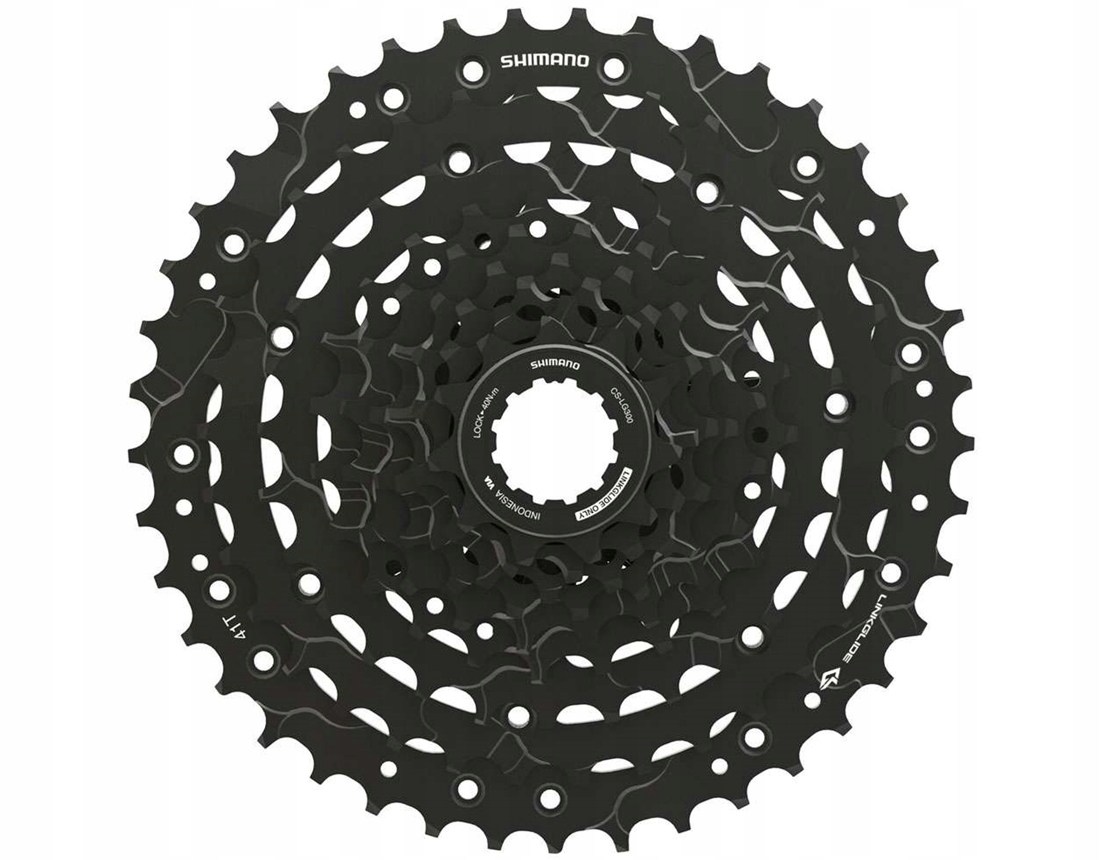 Kaseta rowerowa Shimano Cues CS-LG300 czarny 11-41T 9 rzędowa Pudełko - obrazek 3